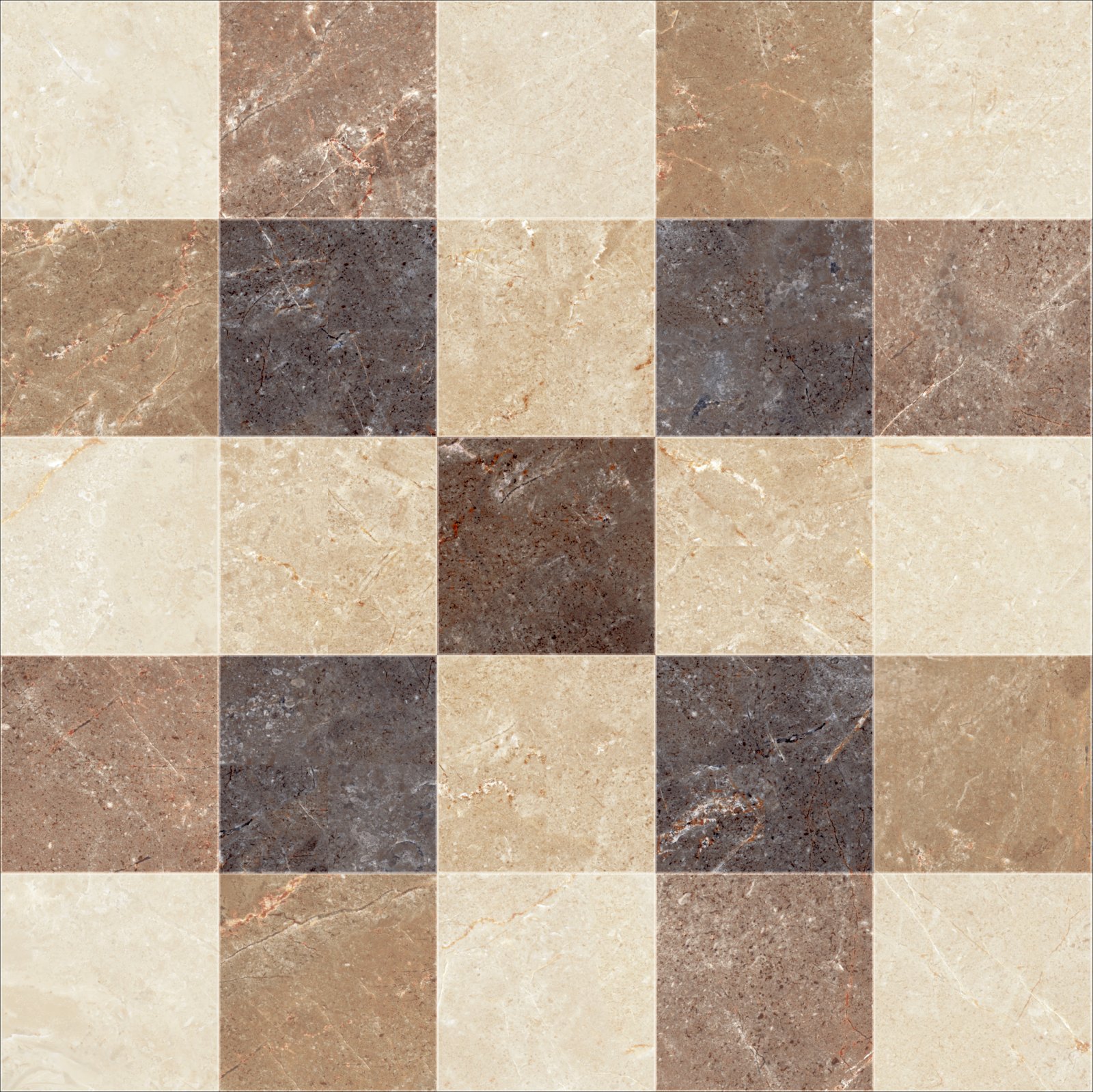ASIA TILE 25X25 REMUS BROWN DECOR 